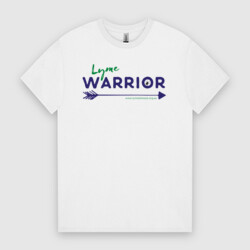 Lyme Warrior (Arrow) - Men's Tee - White