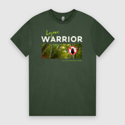 Lyme Warrior (Forest) - Men's Tee - Forest Green