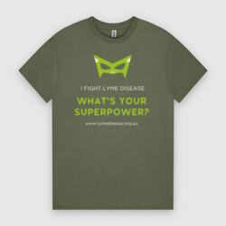 What's Your Superpower (Mask) - Men's Tee - Military Green