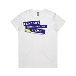 Twist of Lyme - Women's Tee - White