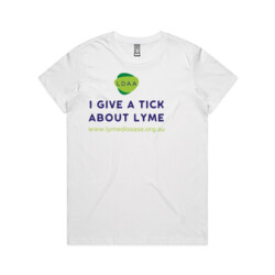 Give a Tick - Women's Tee - White