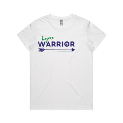Lyme Warrior (Arrow) - Women's Tee - White