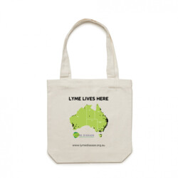 Lyme Lives Here - Super Totebag