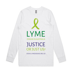 Lyme Justice - Unisex Long-sleeve - White