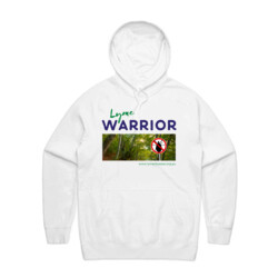 Lyme Warrior Hoodie - White